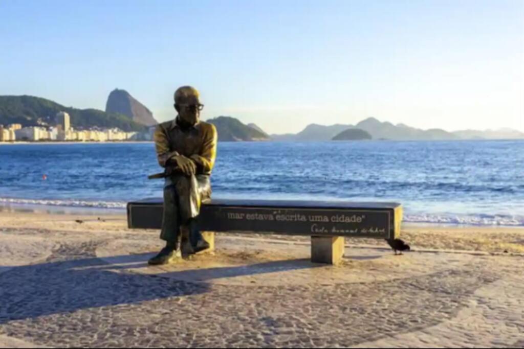 Apartamento Copacabana Flat Com Varanda E Garagem