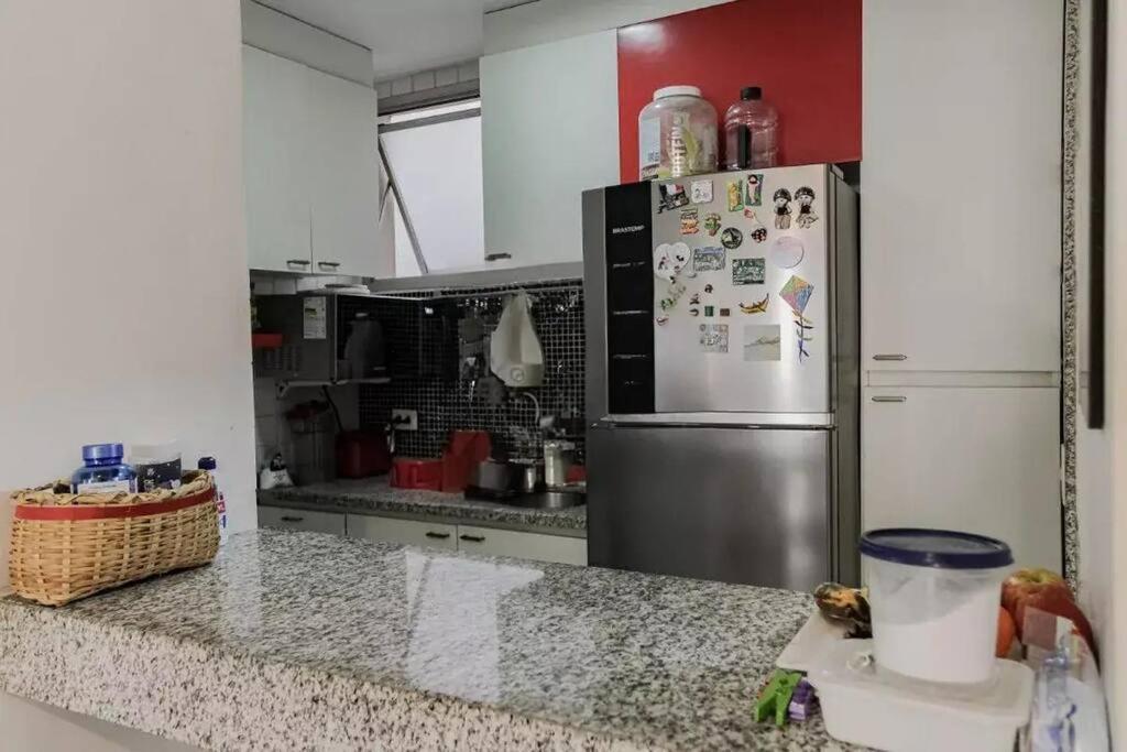 Apartamento Copacabana Flat Com Varanda E Garagem *