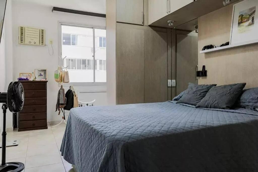 Apartamento Copacabana Flat Com Varanda E Garagem