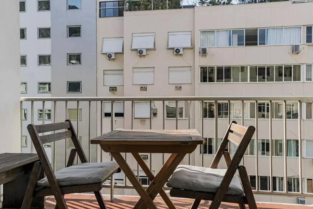 Apartamento Copacabana Flat Com Varanda E Garagem