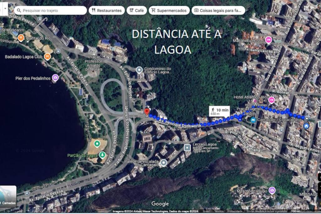 Apartamento Copacabana Flat Com Varanda E Garagem Rio de Janeiro