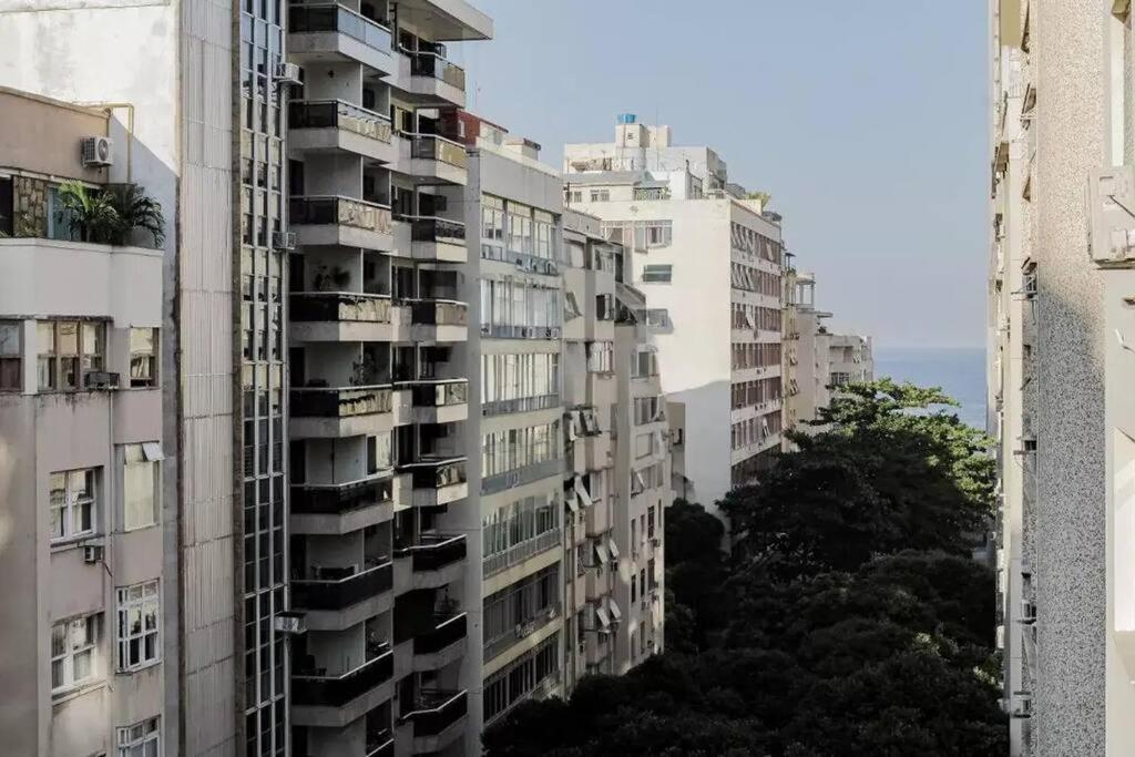 Apartamento Copacabana Flat Com Varanda E Garagem Rio de Janeiro