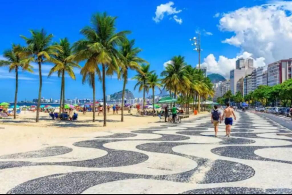 Copacabana Flat Com Varanda E Garagem Apartamento *